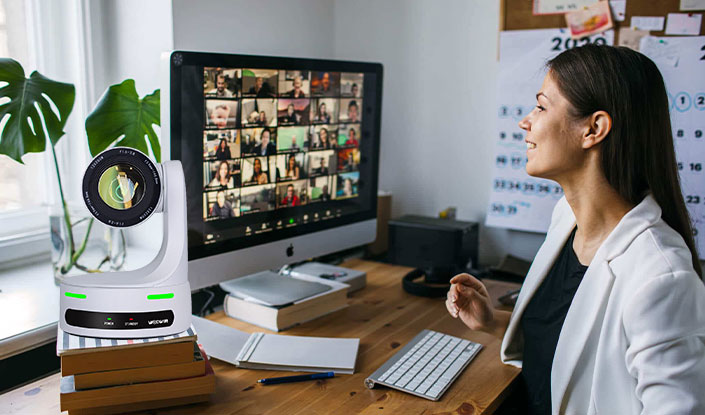 Working Remotely Become Easier With A PTZ Conference Camera