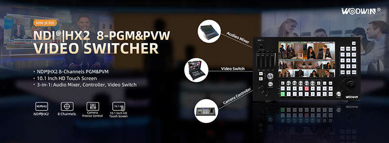 video switcher for live streaming event
