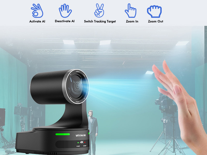 WIN-J86FKN AI TACKING CAMERA WITH GESTURE CONTROL