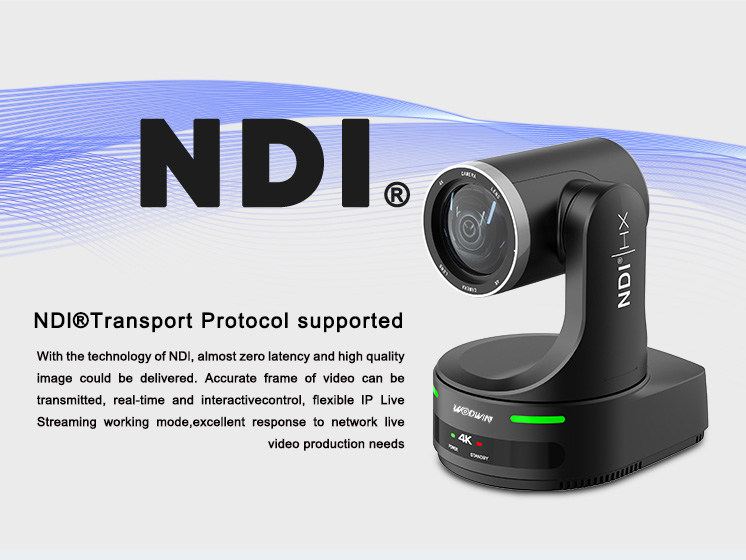 NDI 4K PTZ Camera